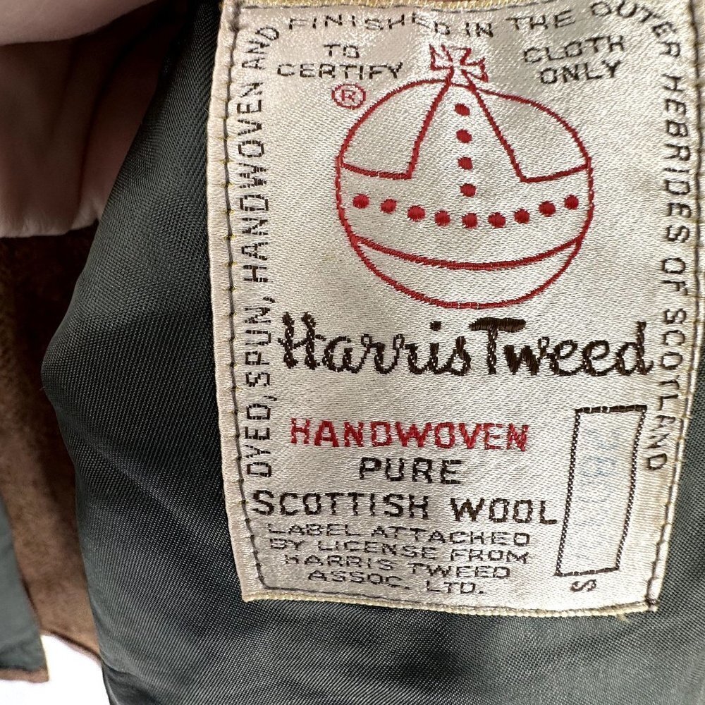 Vintage Harris Tweed Pure Scottish Wool  Blazer Dall's LTD. Schenectady, NY - Picture 5 of 16